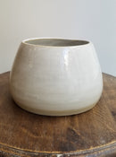 Gamelle haute pour cocker en céramique blanche