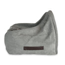 Grotte pour chien grise profil