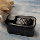 Fontaine à eau pour chat remplie vue du dessus