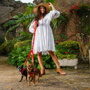 Laisse pour chien Inca orange