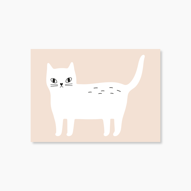 Carte postale "Kitty" Audrey Jeanne - Hariet et Rosie
