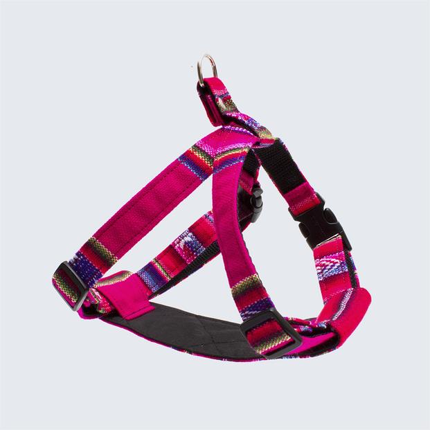 Harnais pour chien Inca pink