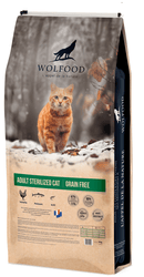 Croquettes Wolfood chat Stérilisé