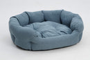 Panier pour chien gris bleu