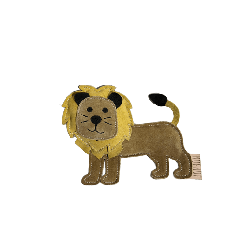 Jouet pour chien lion en daim