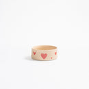 Bol Cozy Hearts pour chien en céramique artisanale