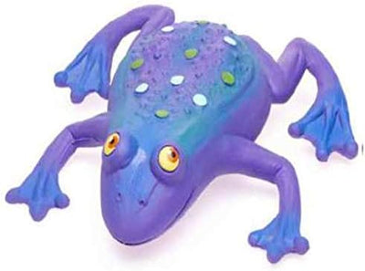 Jouet Crapaud En Silicone – Réaliste, Rebondissant – Anti-stress, Farce – 13,5 Cm – 5 Couleurs – Avec Mini Herbe