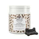 Biscuits pour chien au charbon actif