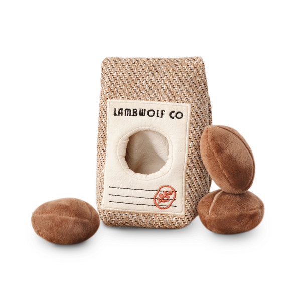Jouet d’enrichissement petit chien Lambwolf Collective – Coffee Beans