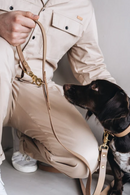 Laisse fine pour chien en cuir ajustable Lasso Air Band & Roll