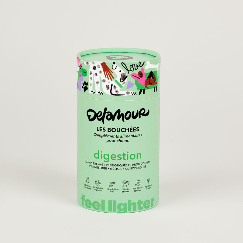 Bouchées Delamour – Digestion (Saveur poulet)