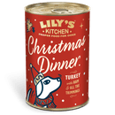 Repas de Noël pour chien à la dinde