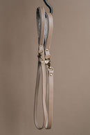 Laisse fine pour chien en cuir Hitch "Air" Band & Roll