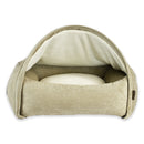 Grotte pour chien beige