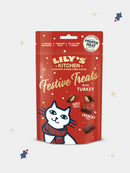 Friandise de noël avec de la dinde pour chat Lily's Kitchen