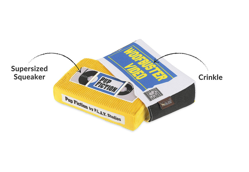 P.L.A.Y. – Jouet pour chien 90s Classics Woofbuster Video