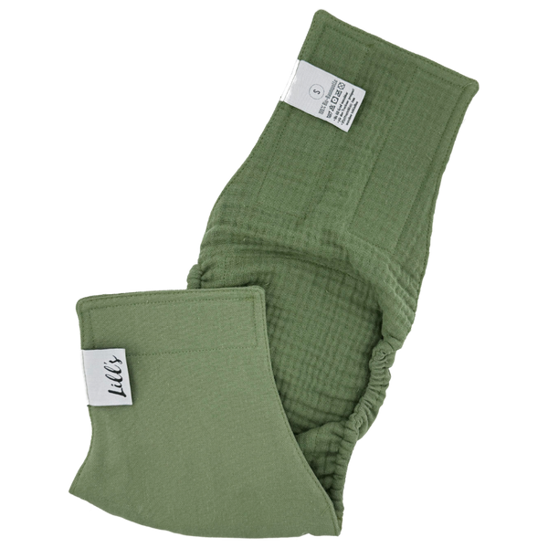 Culotte lavable en coton bio pour chien mâle – Lill’s