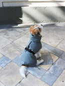 Manteau d’hiver imperméable vert pour chien
