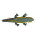 Jouet crocodile en daim