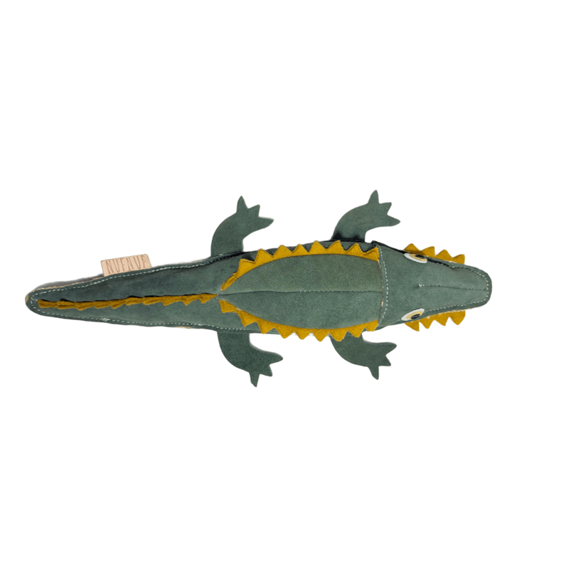 Jouet crocodile en daim