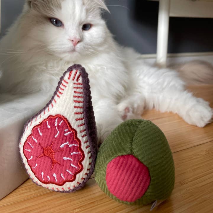 Jouet pour chat  Duo Figue + Olive