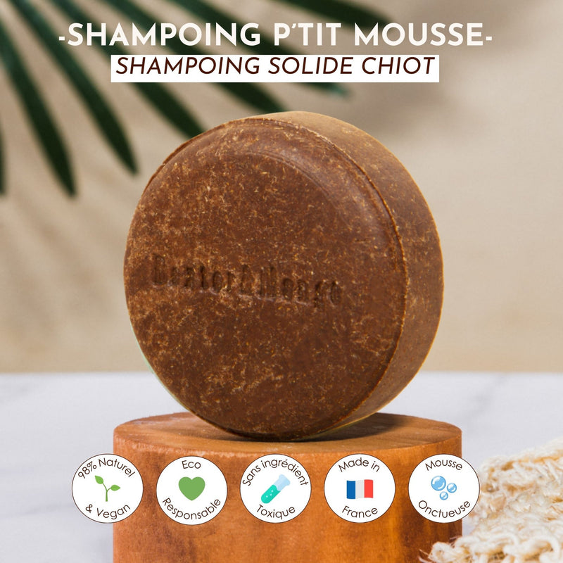 Shampoing solide pour chiots P'TIT MOUSSE