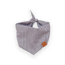 Bandana chien vichy noir et blanc Madrague Atelier Markiz