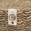 Panier de rangement en jonc de mer