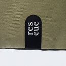 Détail du logo du coussin