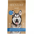 Croquettes chien adulte saumon & truite, patate douce & spiruline – DOG’S LOVE