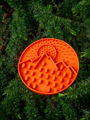 Tapis de léchage pour chien et chat Explorer Mat Orange – Inooko