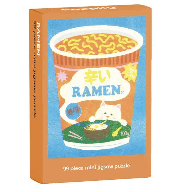 Mini Puzzles Happily Puzzles 99 pièces – Chat Bowie, Ramen & Chat Ikea