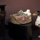 Panier de rangement en jonc de mer