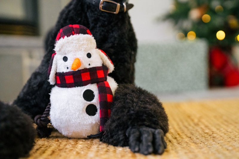 Jouet pour chien Bonhomme de Neige pour Nöel