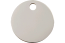 Médaille d'identification gravure personnalisée ronde
