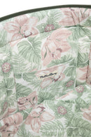 Détail de la doublure au motif floral