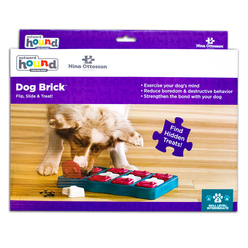 Jouet de stimulation Dog Brick pour chien Niv.2