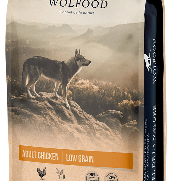 Wolfood Low.Grain pour chien, aliments professionnels pour chiens