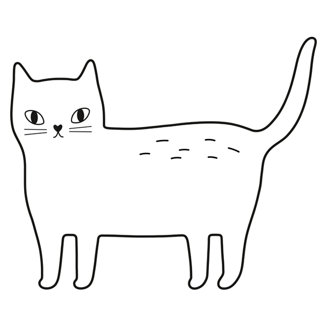 Affiche décorative Kitty - Hariet et Rosie