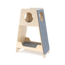 Arbre à chat MIKS en bois et feutre