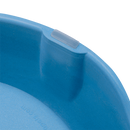 Détail de la gamelle en bambou bleue