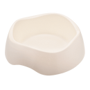 Gamelle pour chien en bambou blanche