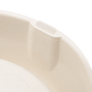 Détail de la gamelle en bambou blanche