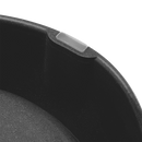 Détail de la gamelle en bambou noire