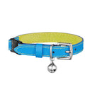 Collier de luxe pour chat bleu ciel