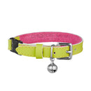 Collier de luxe pour chat vert