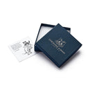 Boîte bleu marine du collier pour chat de luxe