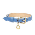 Collier en cuir bleu collection color Pop - Hariet et Rosie