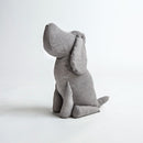 Chien déco Johan en tweed gris - Hariet et Rosie