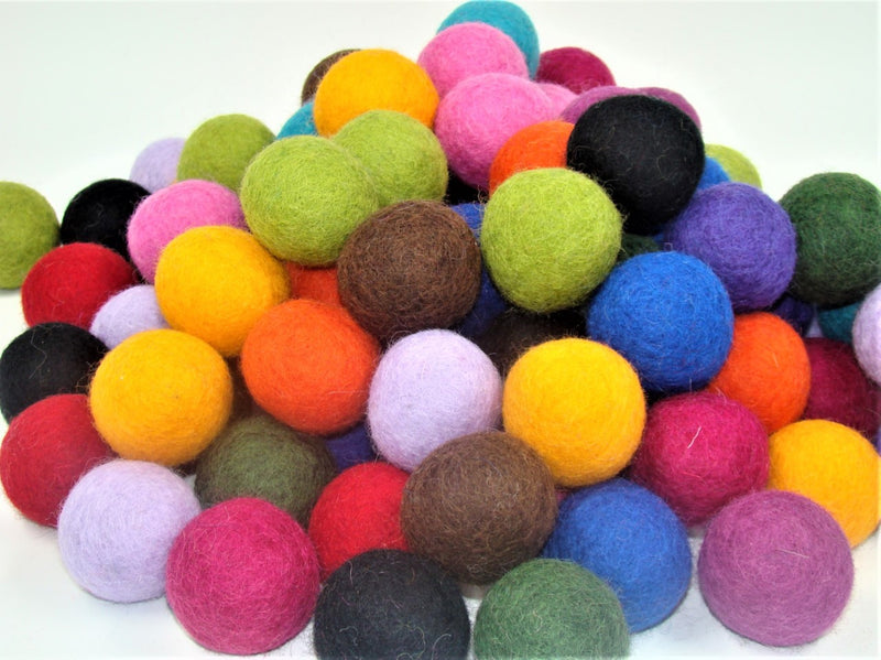 Set de 3 balles de jeu pour chat en feutre de laine Bala - Bagane